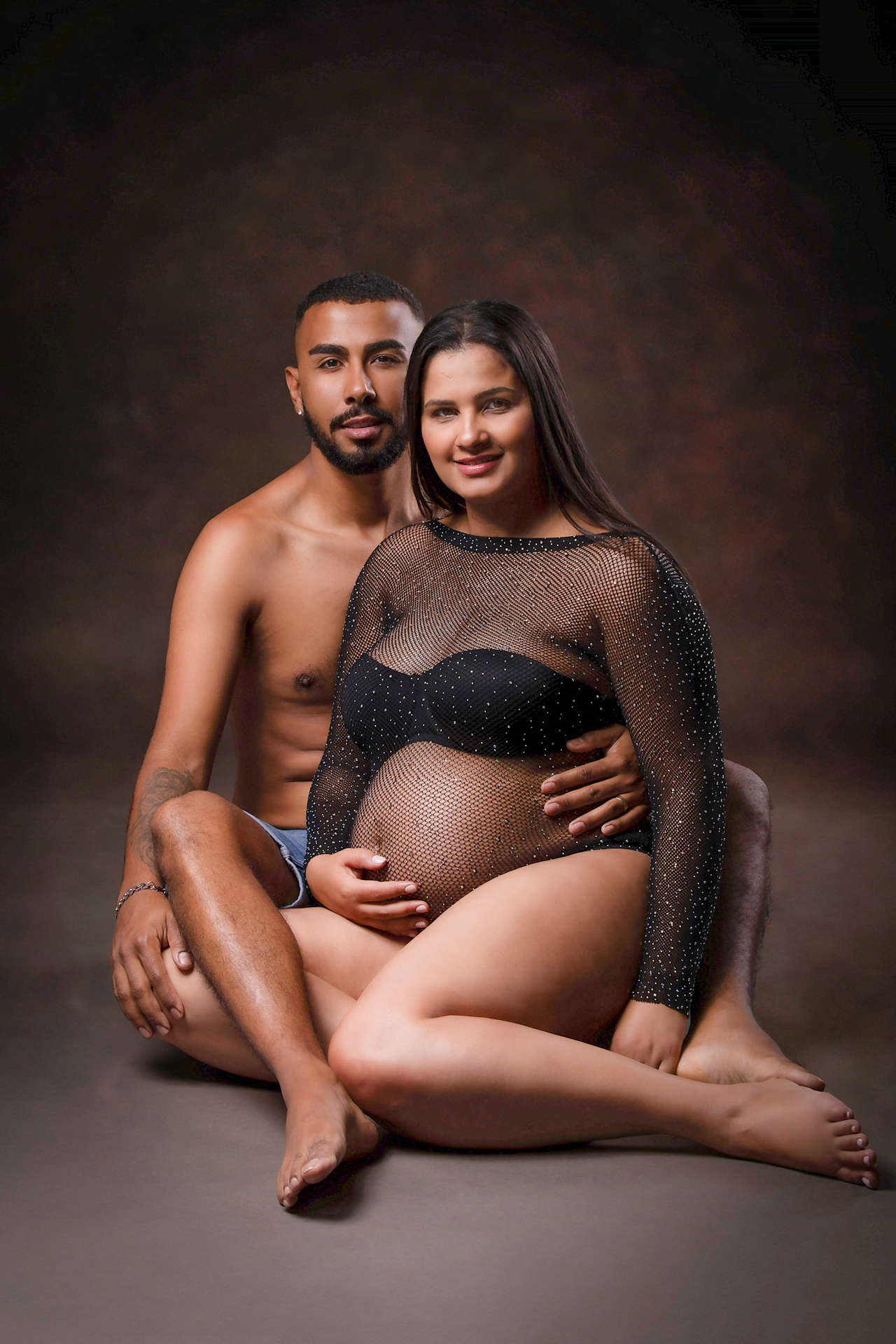 Sessão Fotográfica de Grávida Minimalista e Intemporal